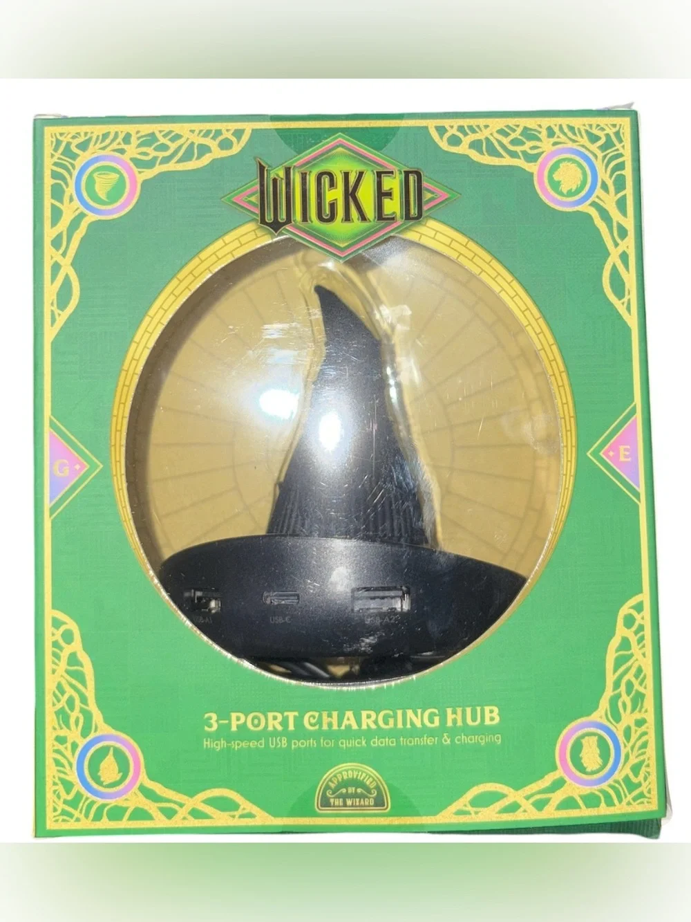 Wicked Witch Hat 3-Port Charging Hub